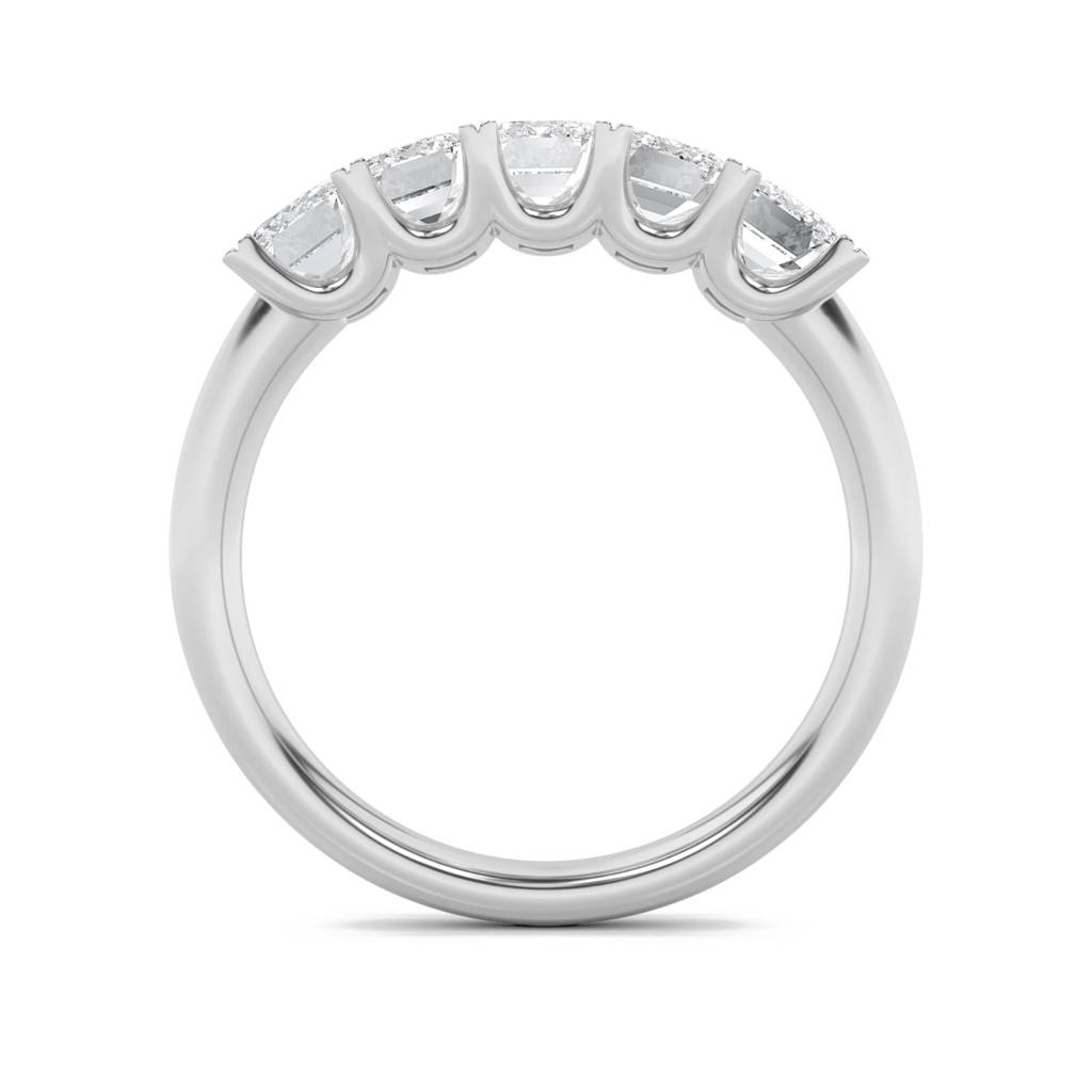 Foreva  Emerald Lab-Grown Diamond Eternity Band : ND-RNG-14W-1029-6