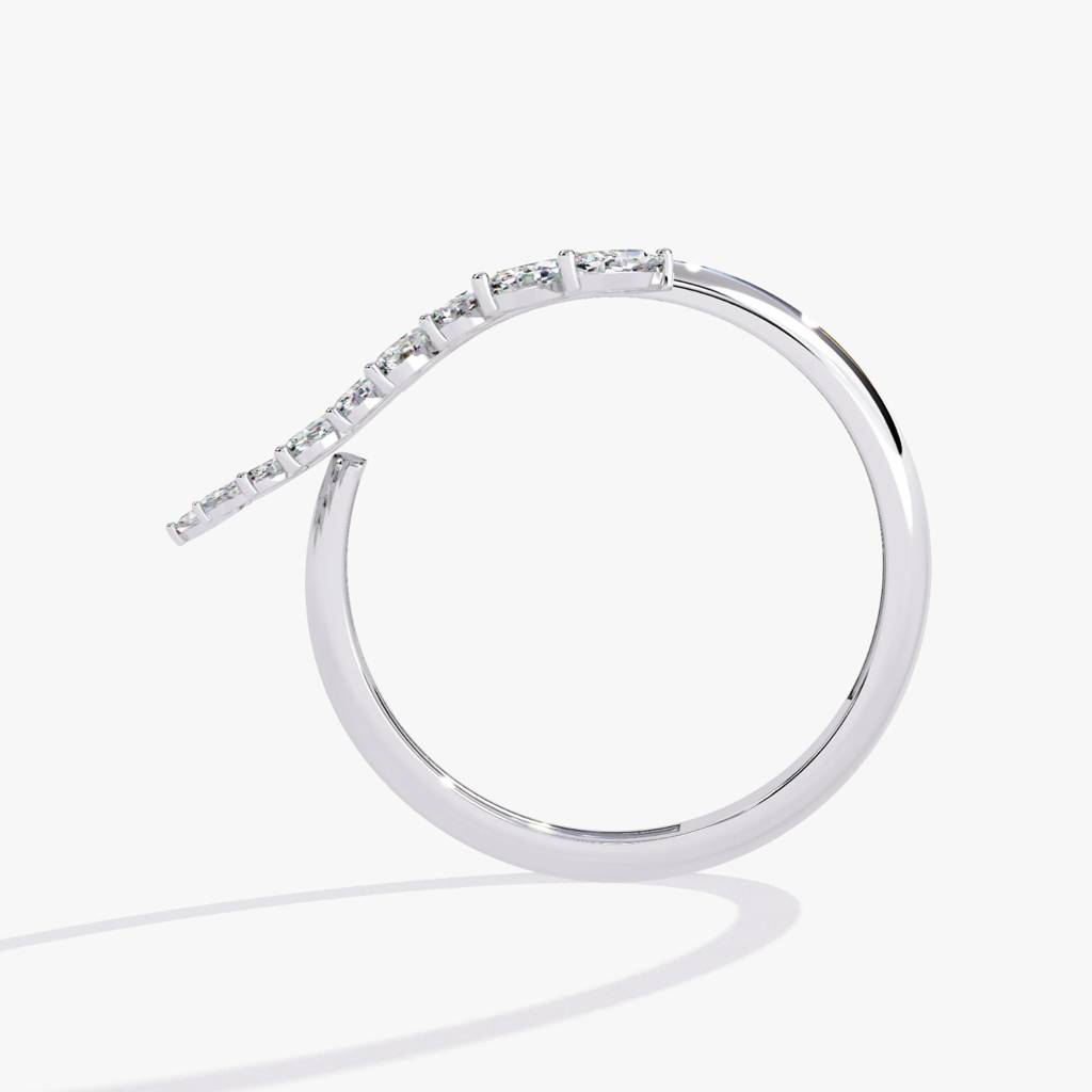 Flora  Classic Marquise-Shaped Lab Grown Diamond Ring : ND-RNG-14W-999-6