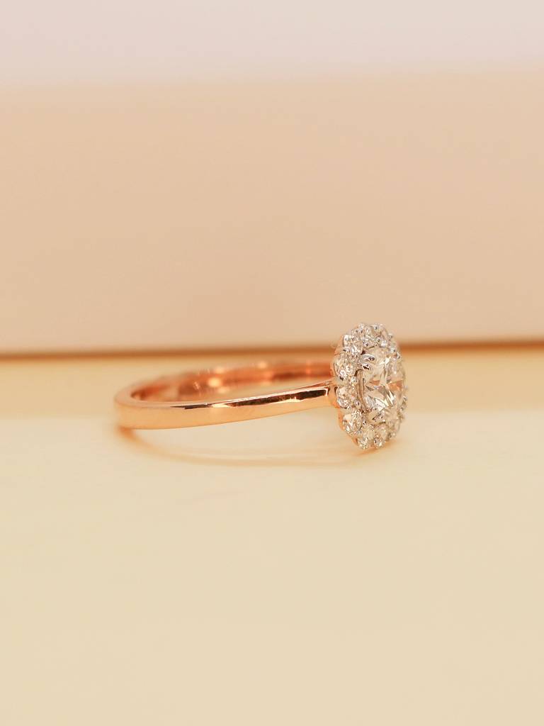 Ben 50 Pointer Lab Grown Diamond Ring Classic And Timeless By Fiona Diamonds : NEOFDLR0507RG18KT8031