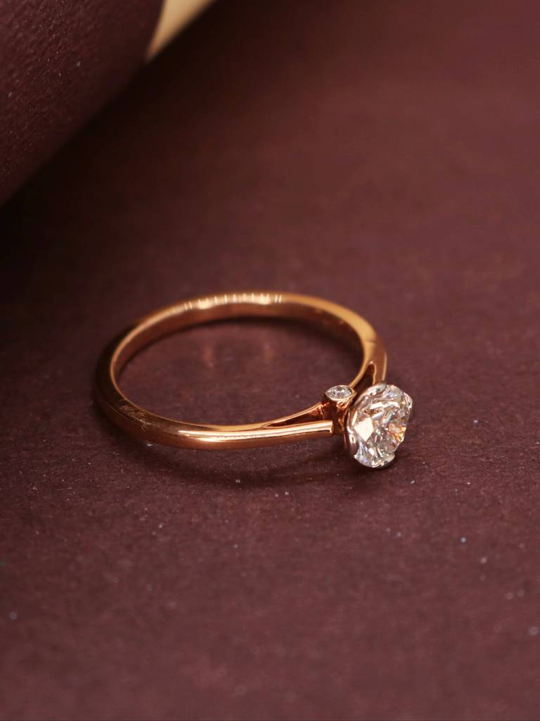 Zed 53 Pointer Lab Grown Diamond Ring Elegant Design By Fiona Diamonds : NEOFDLR0510RG18KT8130