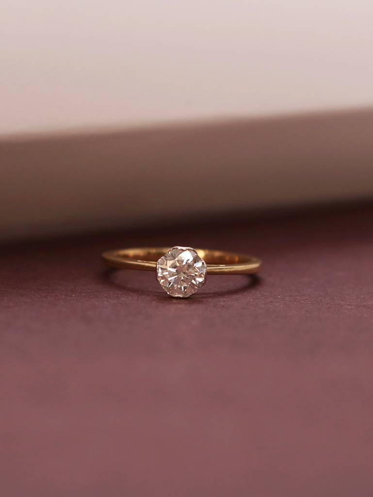 Reid 53 Pointer Lab Grown Diamond Ring Contemporary Sophistication By Fiona Diamonds : NEOFDSJLR0503RG18KT7967