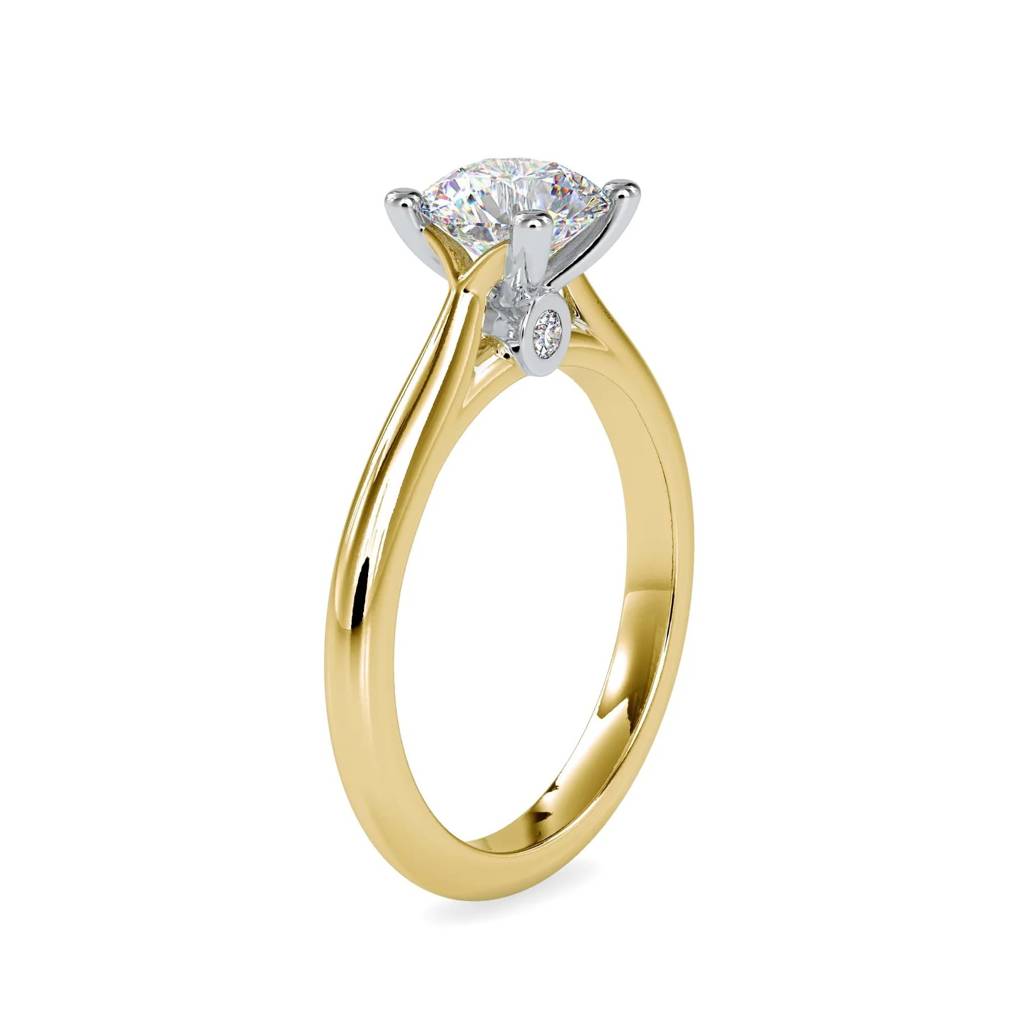 Aelith 1Ct Round Lab Diamond Ring : NEOFRG14KT2253