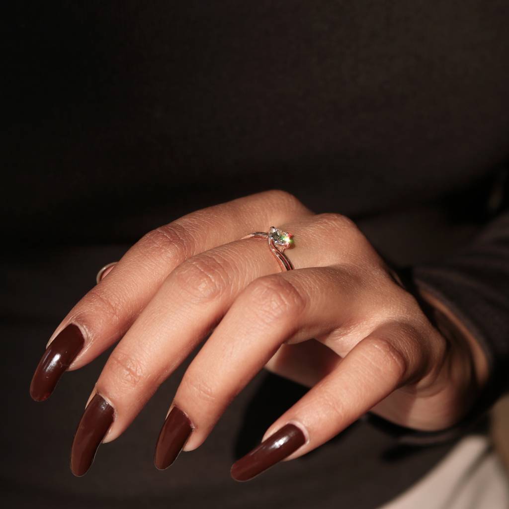 Vistaronix 0.58 Pointer Lab Diamond Ring : NEOFRGH005314KT2393