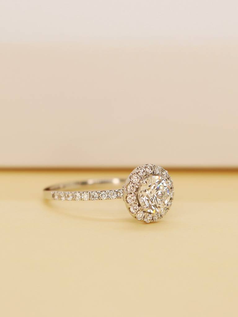 Gael 62 Pointer Lab Grown Diamond Ring Bold And Beautiful By Fiona Diamonds : NEOFRGH0170RG14KT2434