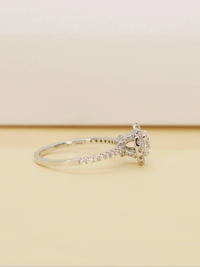 Gael 62 Pointer Lab Grown Diamond Ring Bold And Beautiful By Fiona Diamonds : NEOFRGH0170RG14KT2434