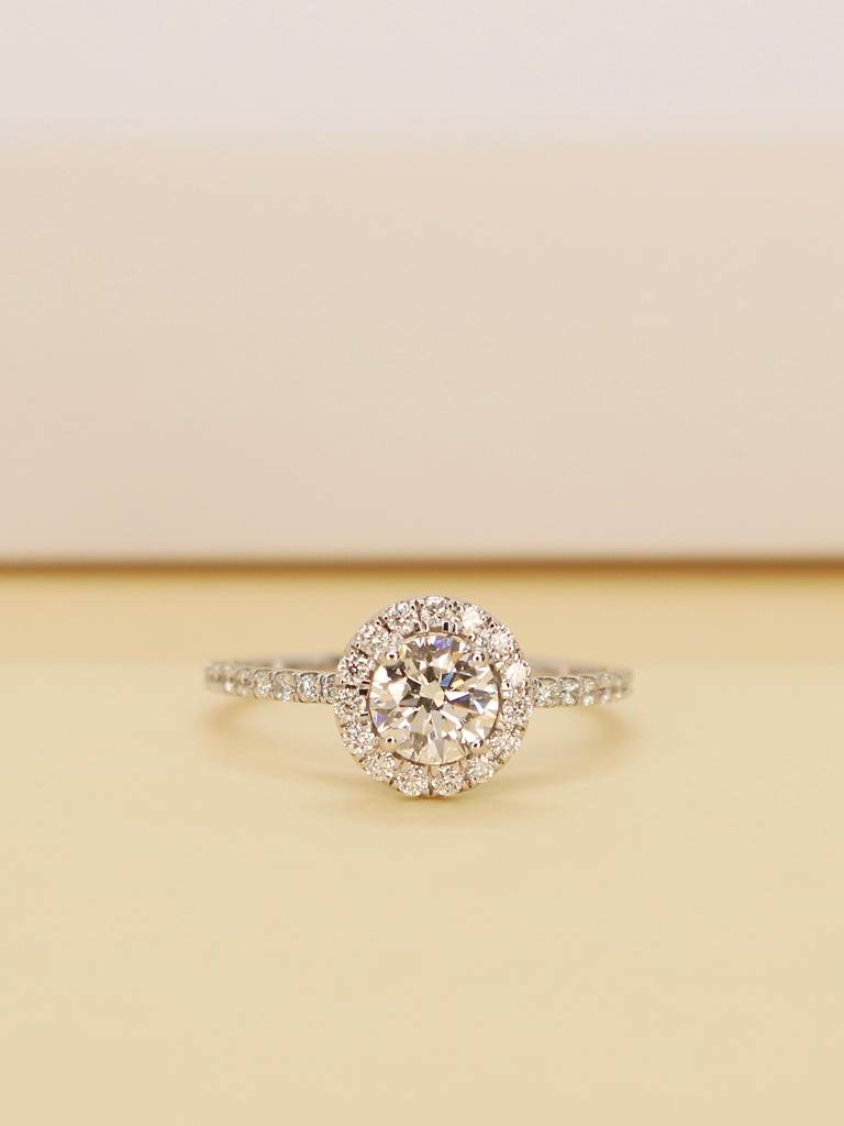 Gael 62 Pointer Lab Grown Diamond Ring Bold And Beautiful By Fiona Diamonds : NEOFRGH0170RG14KT2434