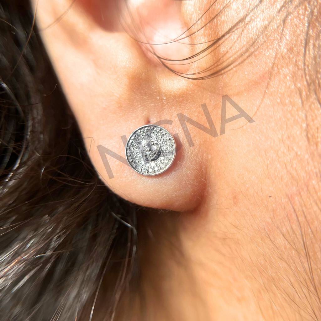Ghera - Lab Grown Diamond Earrings : NGL14KJE3313
