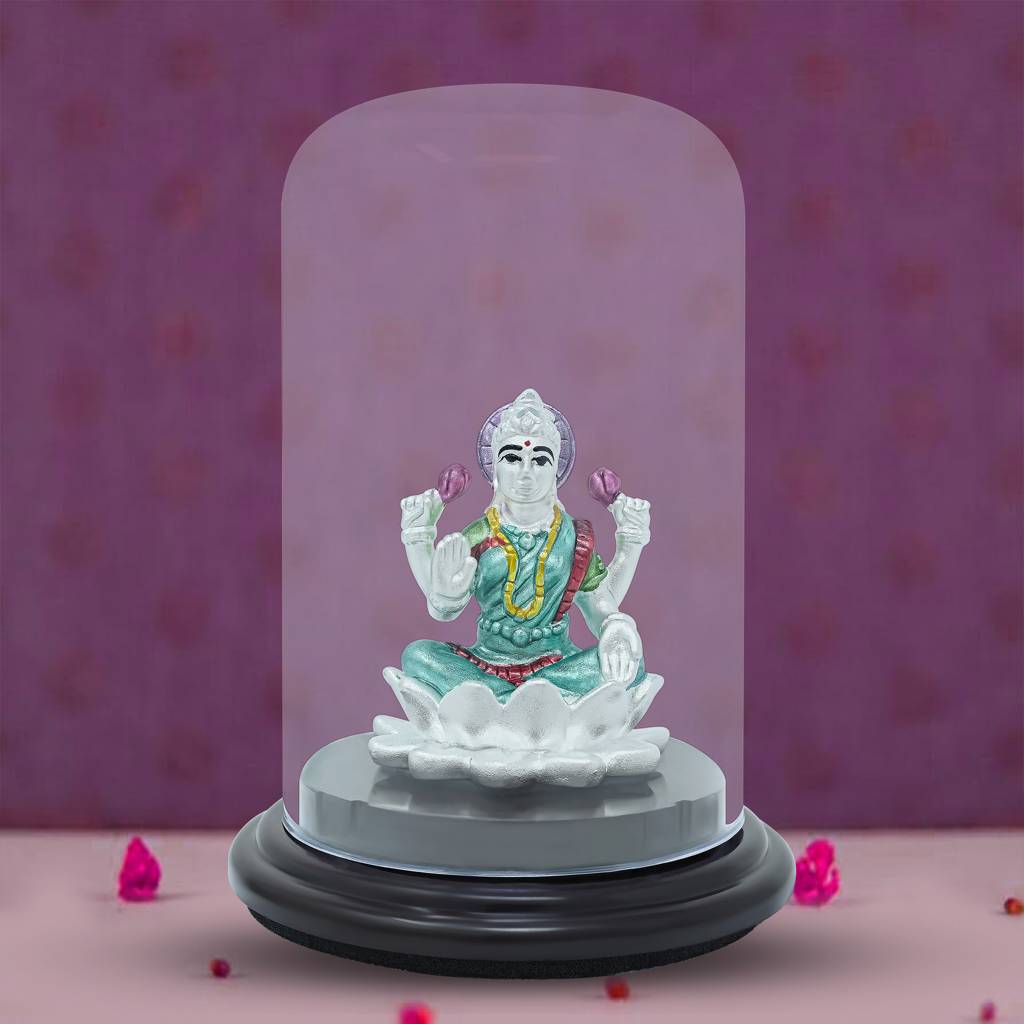 Touch925 999 Silver Padma Lakshmi Ji Eternal Form Idol : NI14