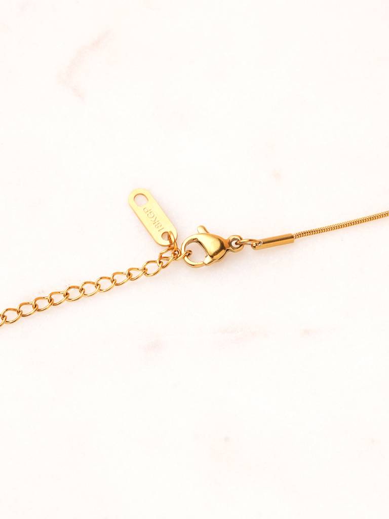 Tiered Cascade Block Necklace For Women : NK0049