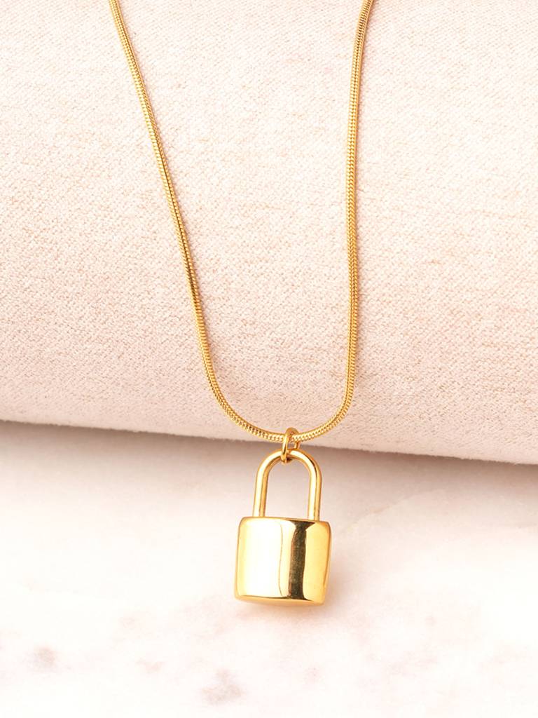 Palmonas Secure Love Padlock Necklace For Women · Eternz