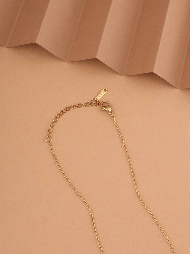 Geometric Bar Drop Necklace For Women - Waterproof & Anti-Tarnish : NK0362