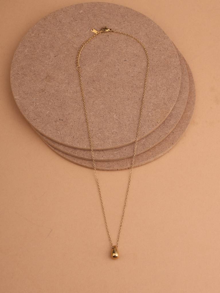 Teardrop Pendant Necklace For Women : NK0387