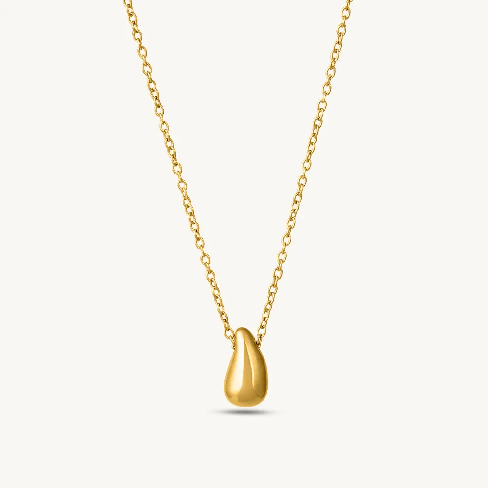 Teardrop Pendant Necklace For Women : NK0387