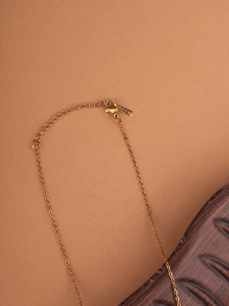 Radiant Bar Lariat Necklace For Women - Waterproof & Anti-Tarnish : NK0396