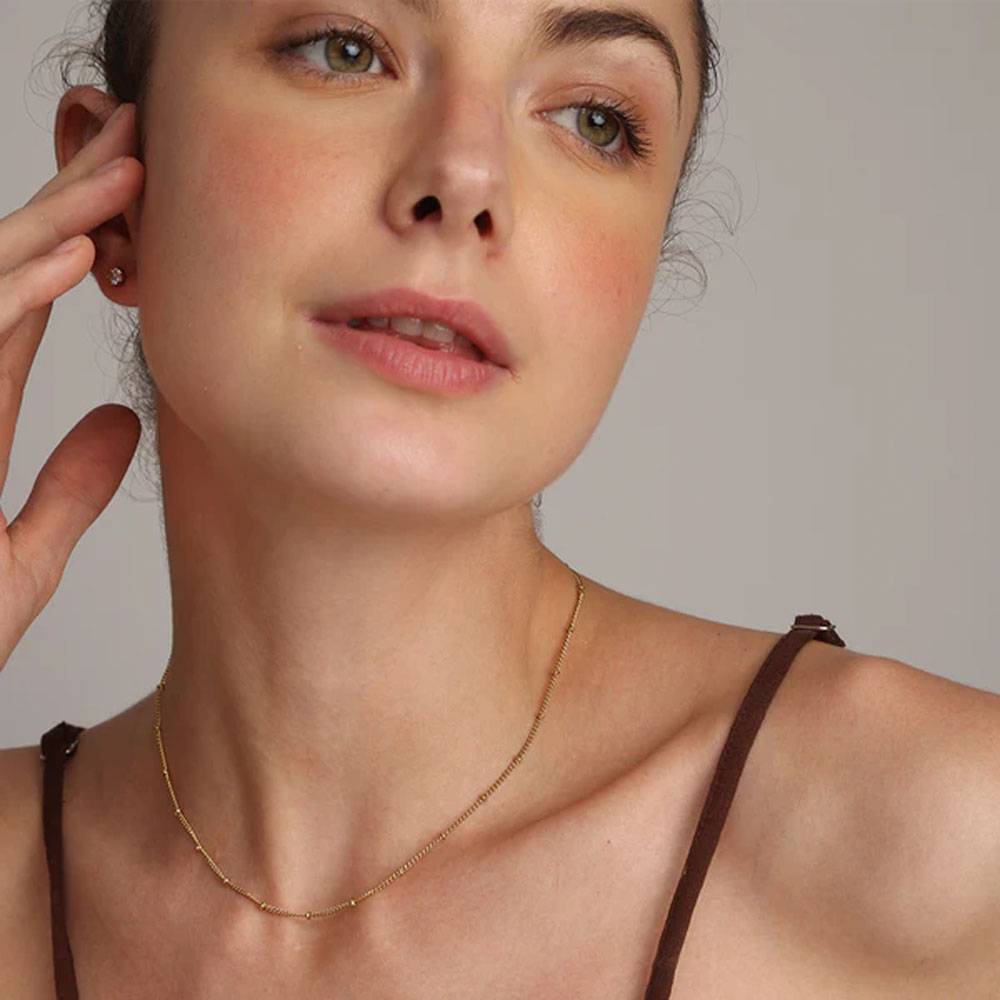 Beaded Chain Necklace : NK222