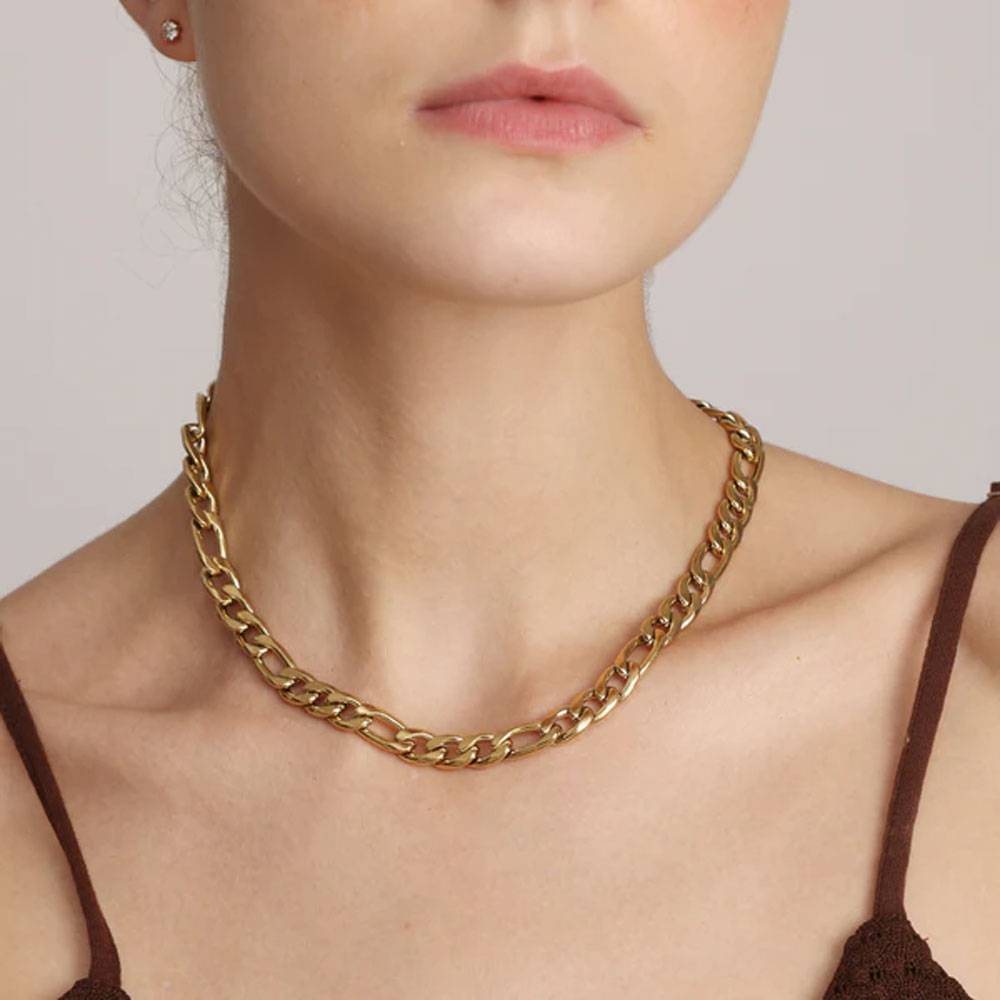 Figaro Chain Necklace : NK226-S