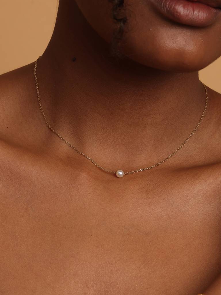 Minimalist Pearl Necklace : NK237