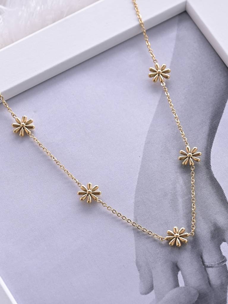 Daisy Flower Necklace : NK346