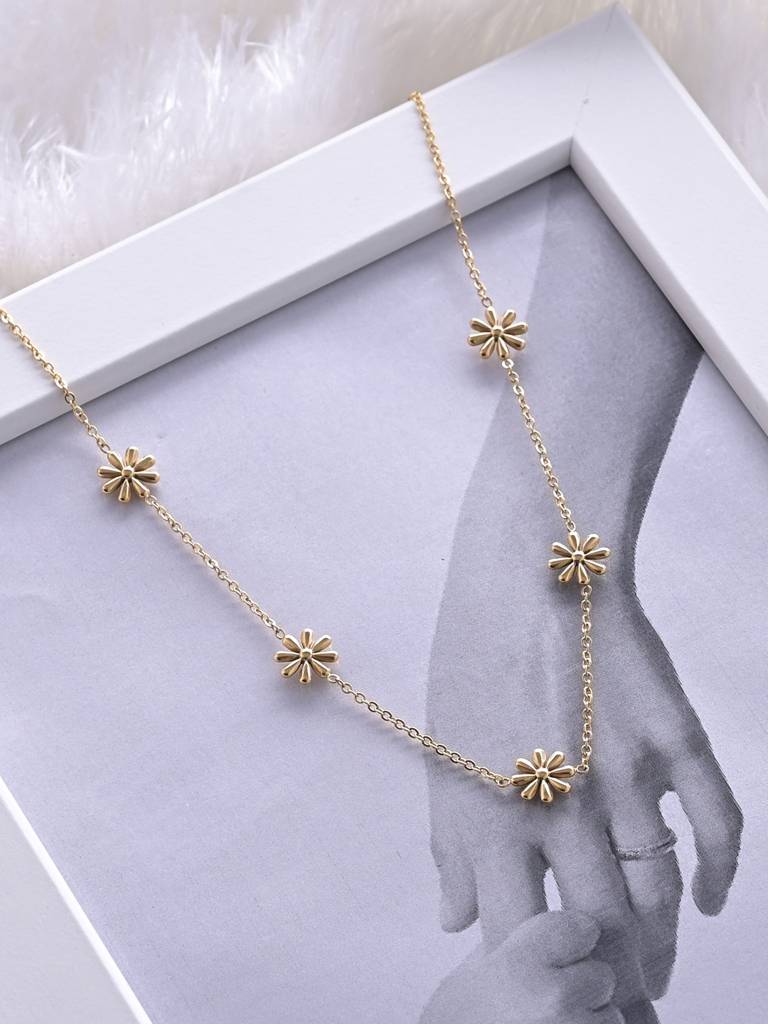 Daisy Flower Necklace : NK346