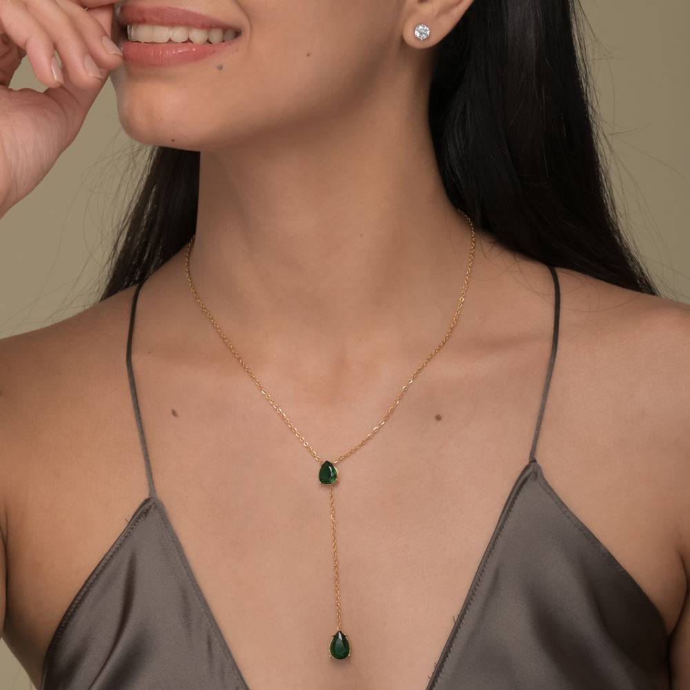 Serene Dew Drop Necklace : NK351