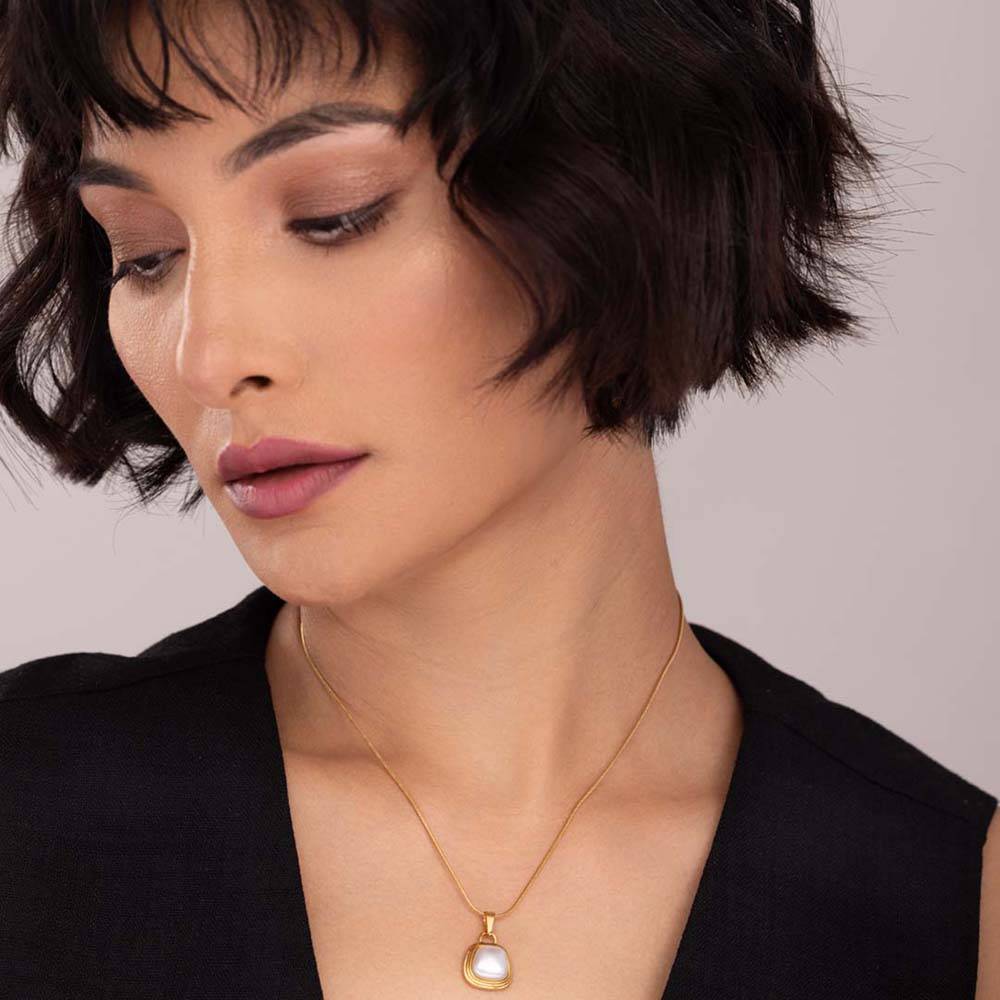 Vintage Trapezium Necklace : NK365