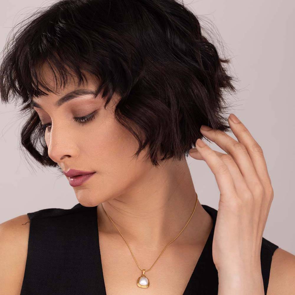 Vintage Trapezium Necklace : NK365