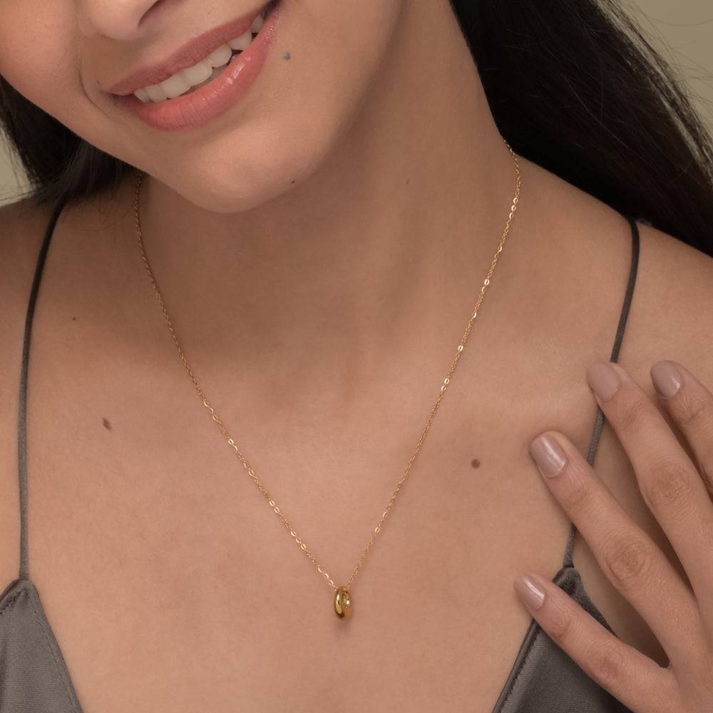 Womens Ring Pendant Necklace : NK384