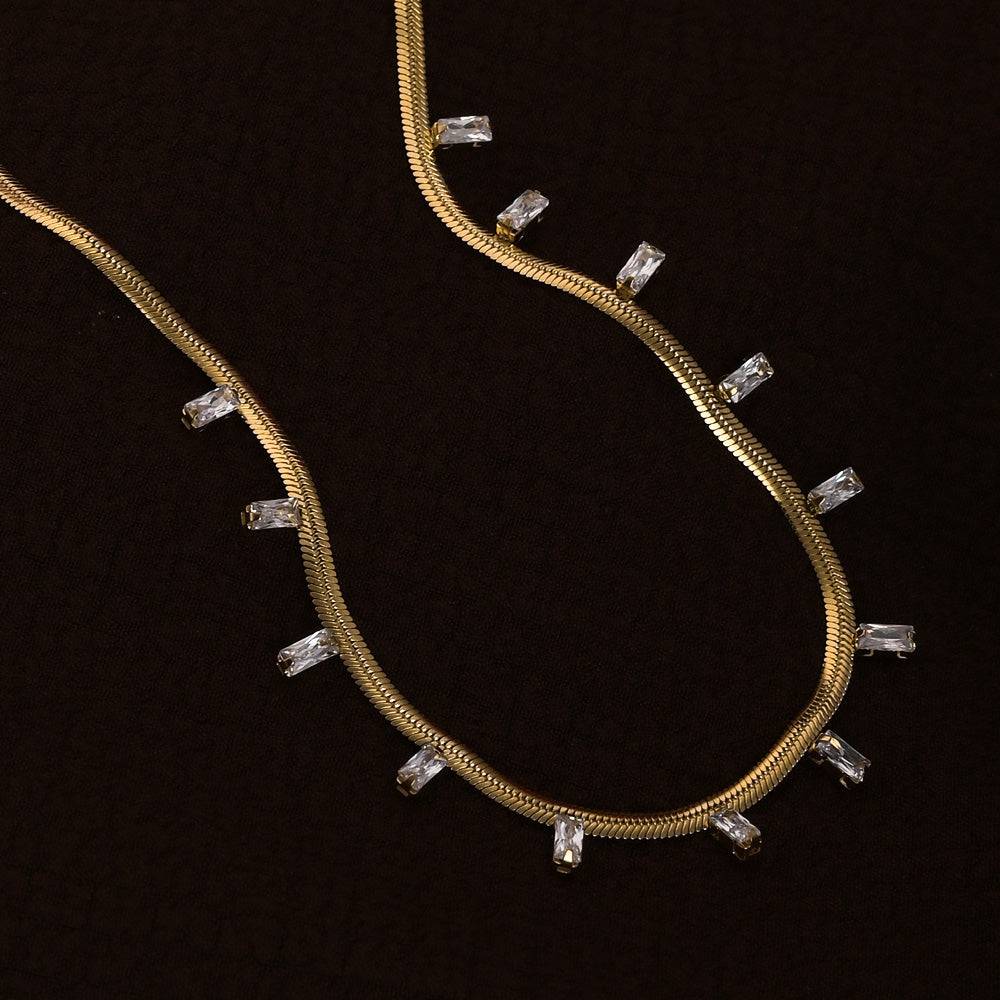 Womens Celestial Sparkle Diamond Chain : NK451