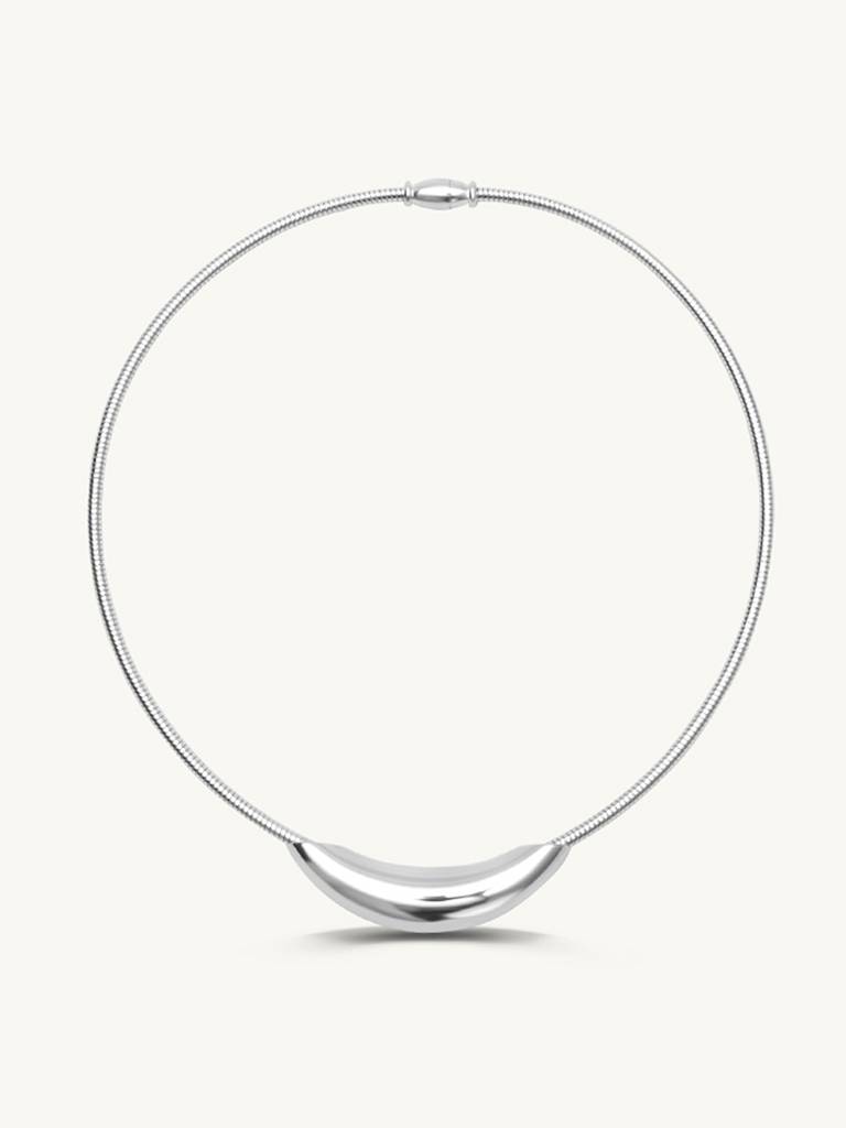 Crescent Arc Necklace : NK472-S