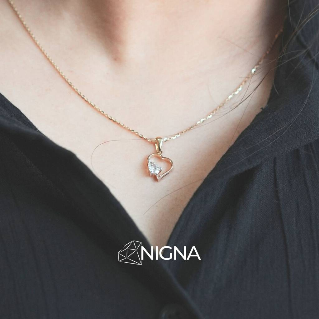 Preet - Lab Grown Diamond Pendant With Chain : NKD18RP00143