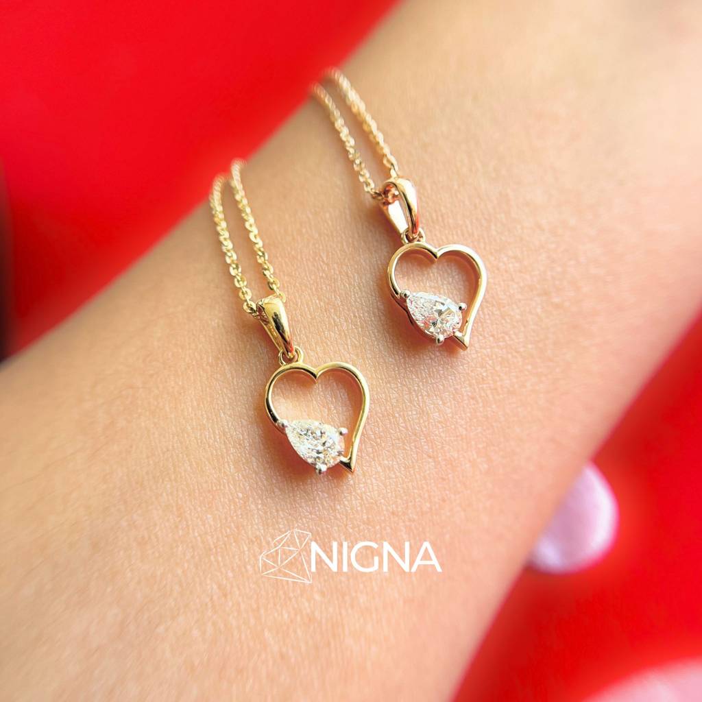 Preet - Lab Grown Diamond Pendant With Chain : NKD18YP00143