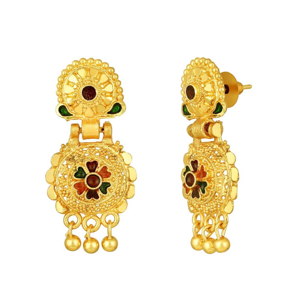 Gold-Plated Handcrafted Jewellery Set : NL-JS25-40488