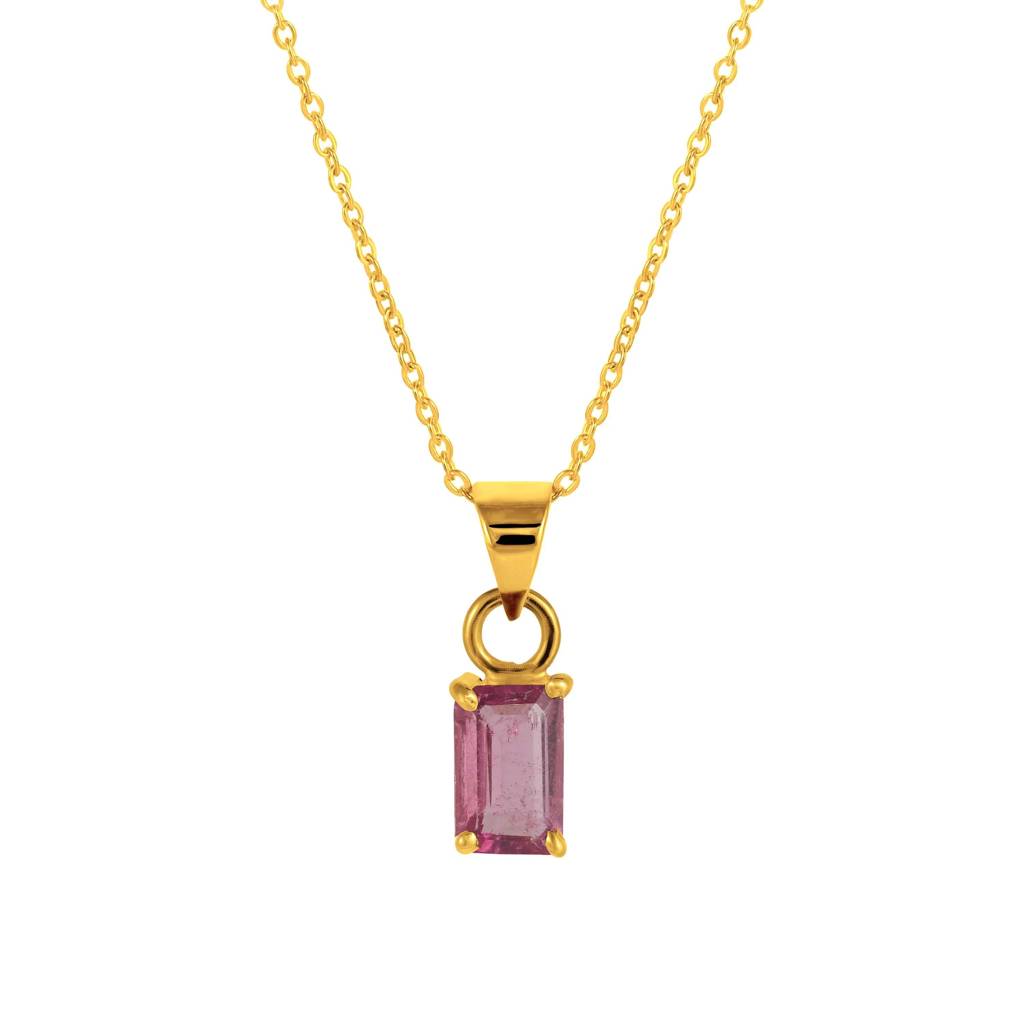 Pink Tourmaline Pendant : NL0033
