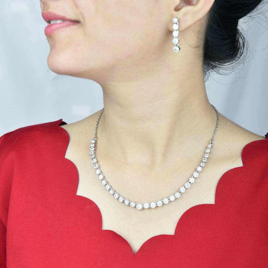 925 Pure Silver Necklace-Nl1003 : NL1003