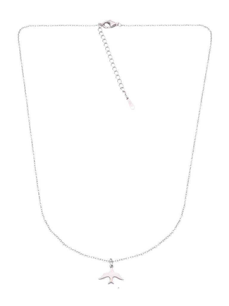 Sterling Silver The Worthy Wings Casual Necklace : NLCS132-S-NA