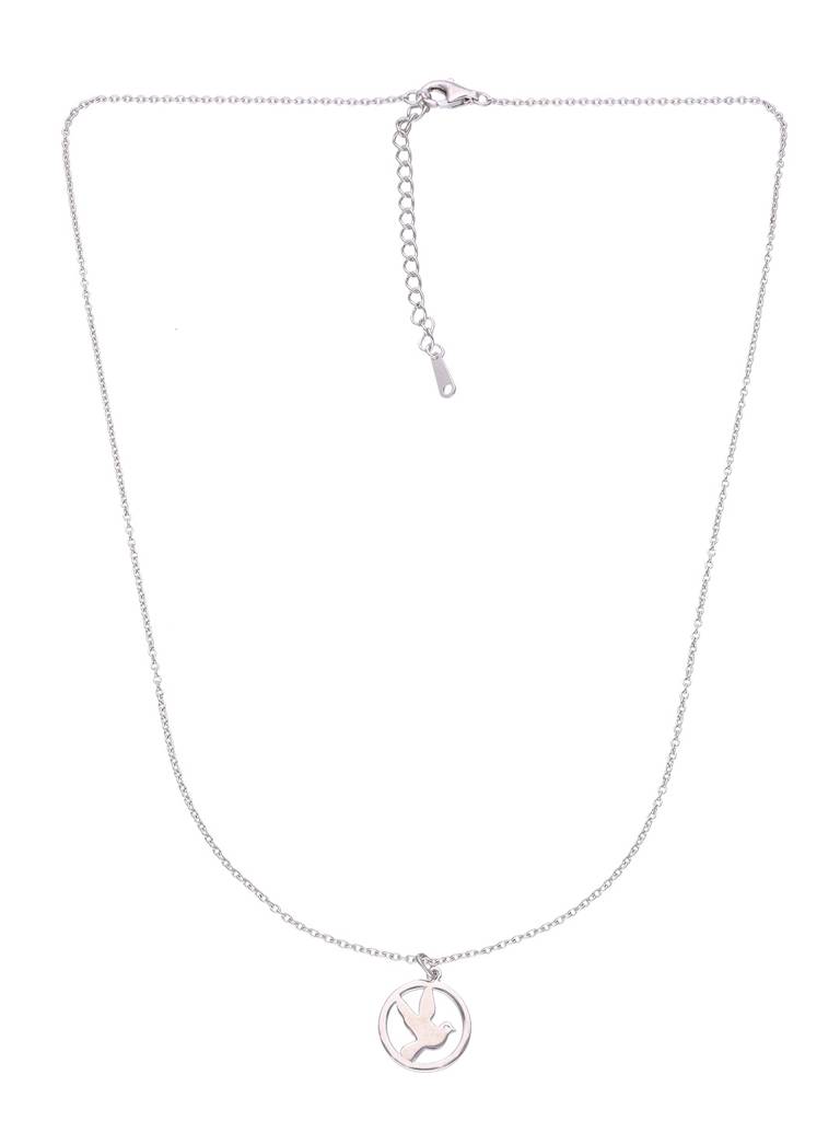 Sterling Silver The Bird Beaut Casual Necklace : NLCS144-S-NA