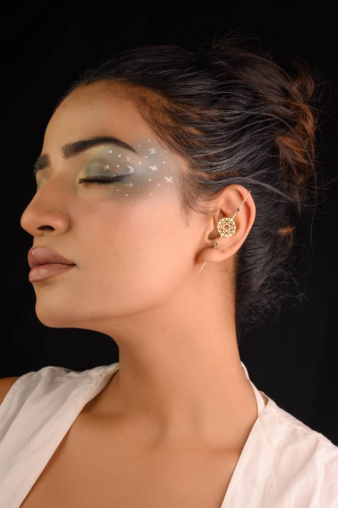Crown Chakra Ear Pin : TJCcrownep