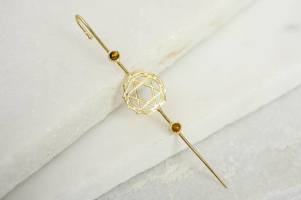 Heart Chakra Ear Pin : TJCheartep