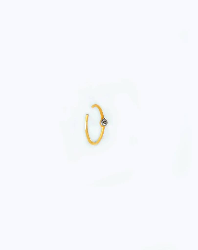 Gold Diamond Nosepin : NP-Y-HPD