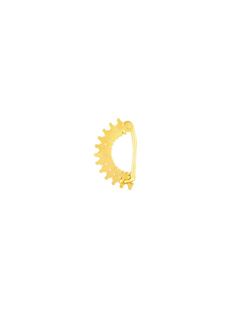 GIVA 925 Sterling Silver Golden Celebration Nose Ring