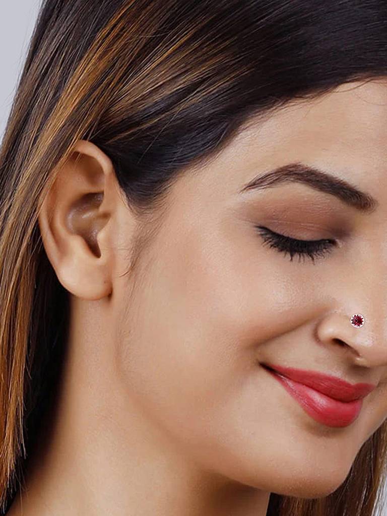 Giva 925 Sterling Silver Beautiful Nose Pin
