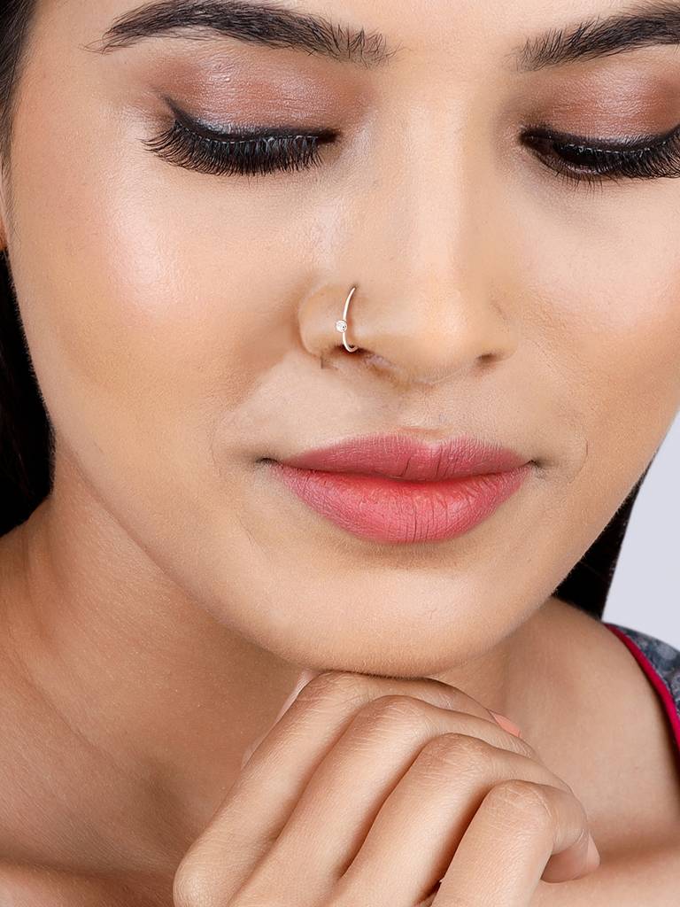 Giva 925 Sterling Silver Be Beautiful Nose Ring