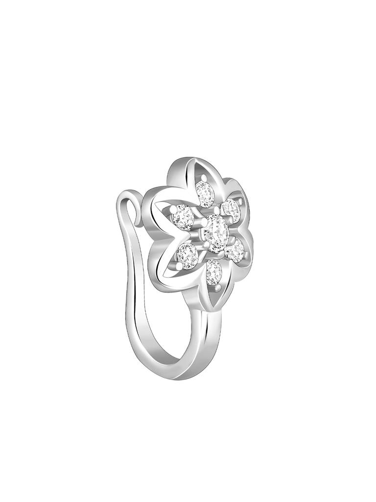 Giva 925 Sterling Silver Floral Pleasure Nose Pin