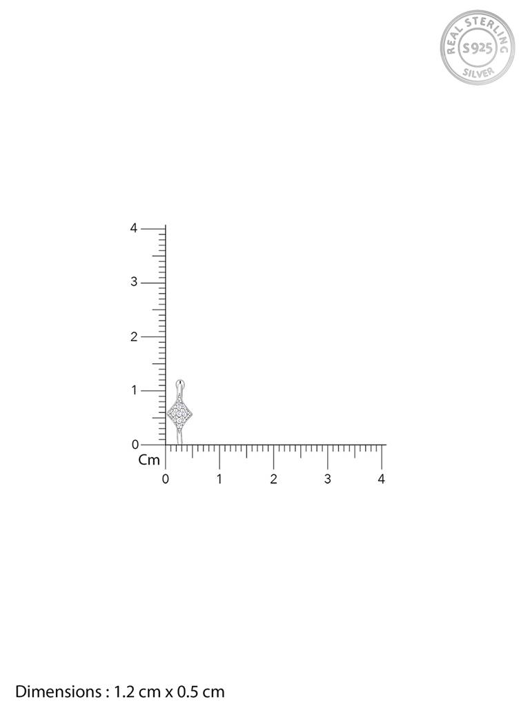 Giva 925 Sterling Silver Timeless Simplicity Nose Pin