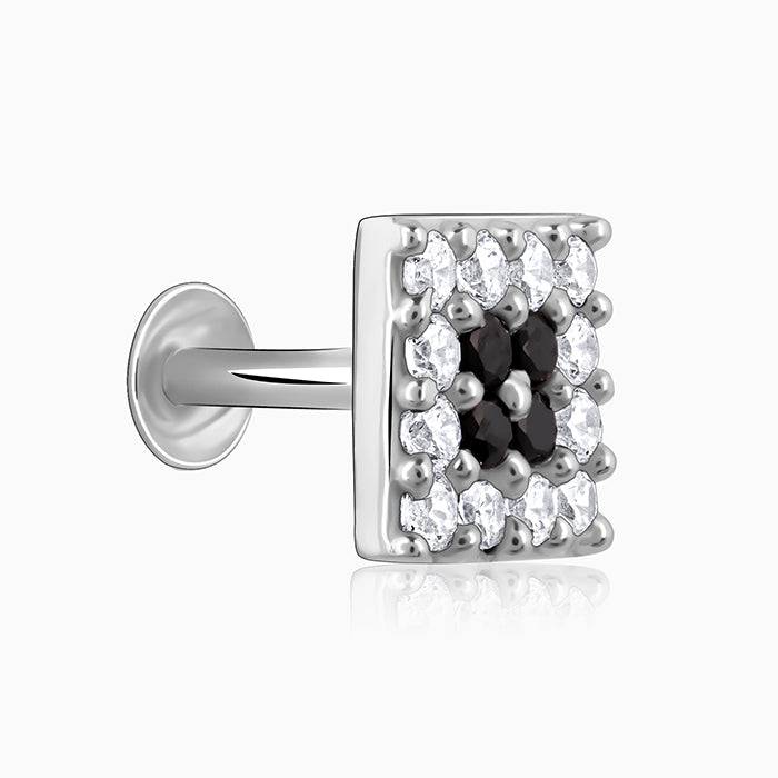 Giva 925 Silver Sparkly You Nosepin| Nose Pin For Women And Girls | With Certificate Of Au : NP0185