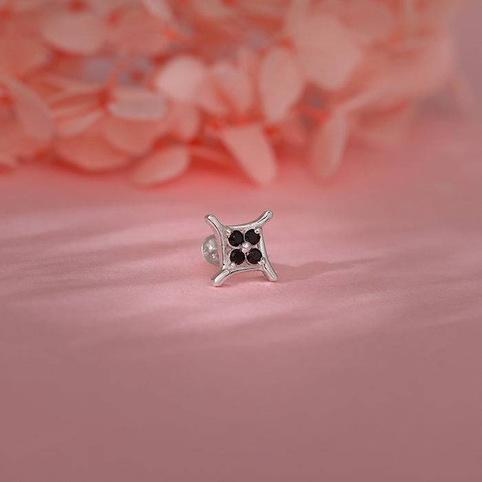 Giva 925 Silver Pretty Delight Nosepin| Nose Pin For Women And Girls | With Certificate Of : NP0189