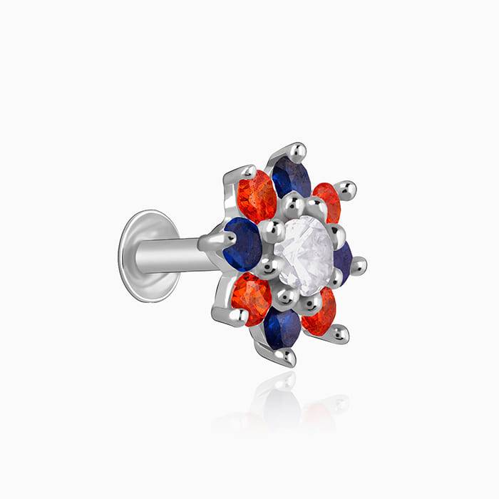 Giva 925 Silver Pure Joy Nosepin| Nose Pin For Women And Girls | With Certificate Of Authe : NP0193