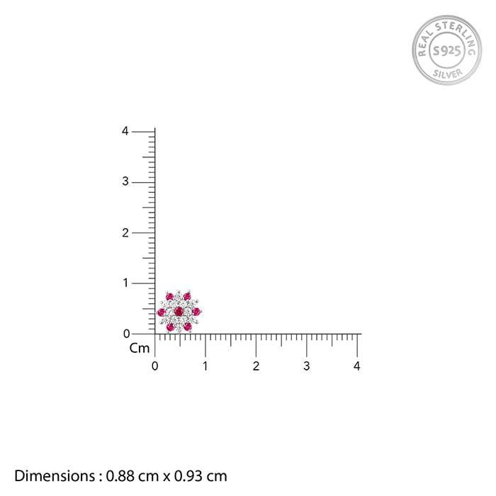 Giva 925 Silver Starrie Night Nosepin| Nose Pin For Women And Girls | With Certificate Of  : NP0195