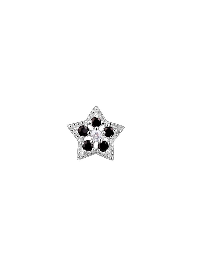 Silver Bright Star Nose Pin : NP0200