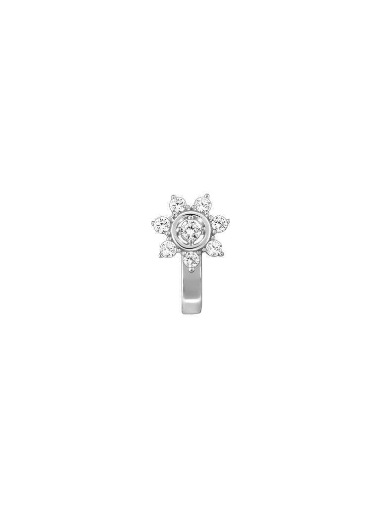 Silver Anokhi Nose Pin (Clip On) : NP0218